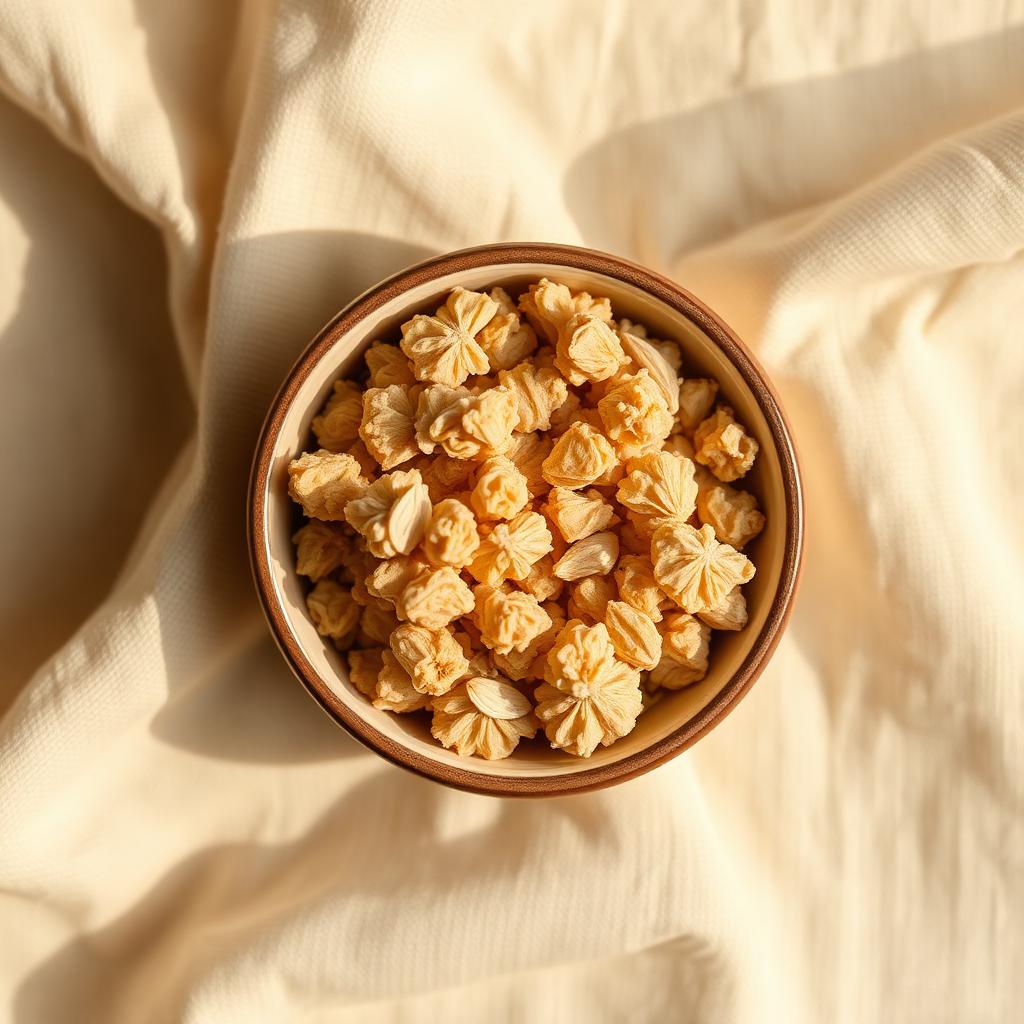 Dehydrated garlic granules