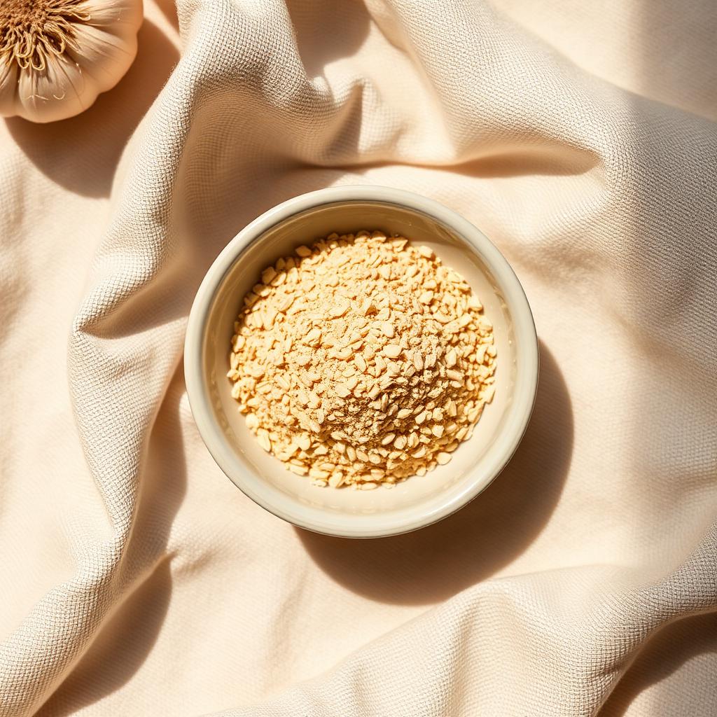 Dehydrated garlic powder