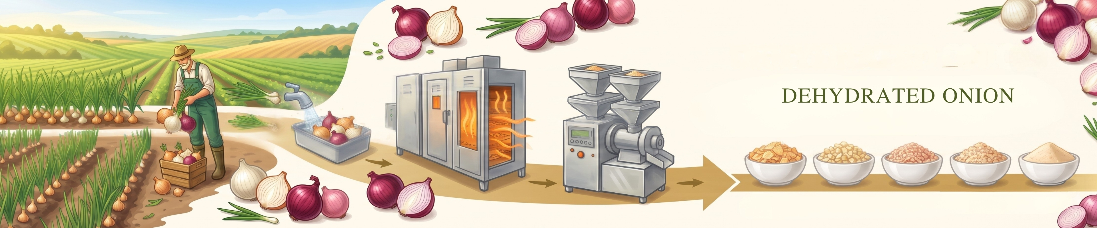 Dehydrated Onion Banner